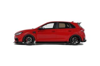 PRIOR DESIGN I30 N ENGINE RED 2021 OttO mobile 1:18 Resinemodell (Türen, Motorhaube... nicht zu öffnen!)